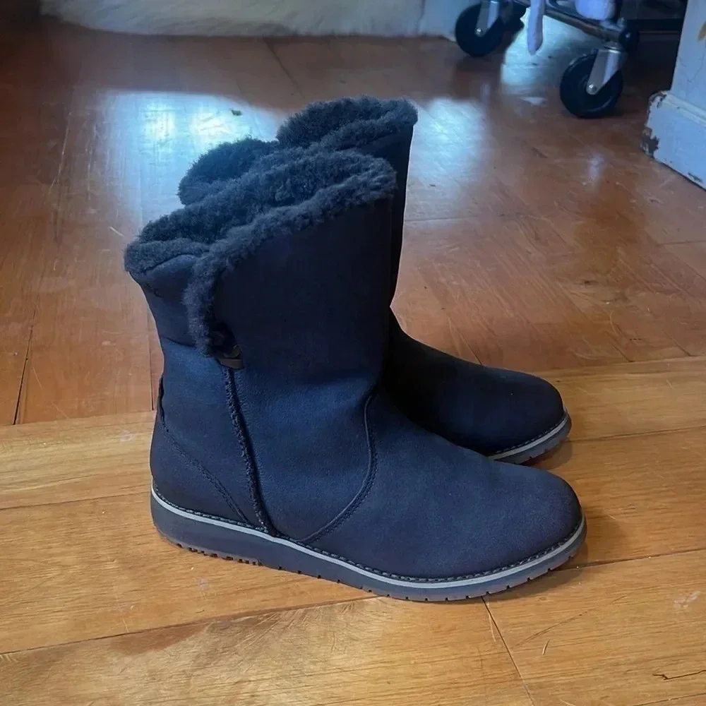 EMU Australia Womens Featherwood Mini Boots Brown Size 8 - Picture 2 of 8